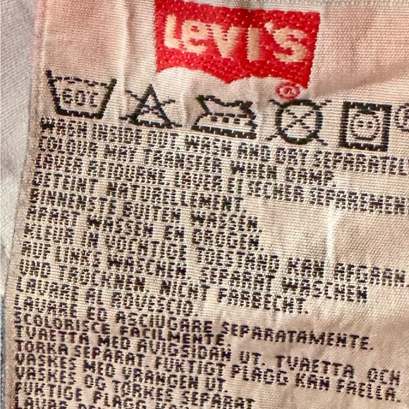 Vintage Women’s Levis 501 Denim Jeans - Picture 6 of 8